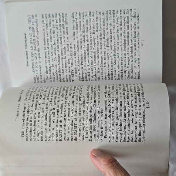 Think and Grow Rich by Napoleon Hill | Original 1937 Unabridged Vintage 1999 - Picture 5 of 5